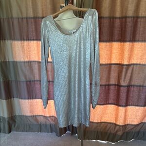 Elegant Silver Dress